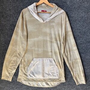 RC31 Hoodie Mens L Beige Knit Pullover Y2K‎ Streetwear Athleisure Soft Layer